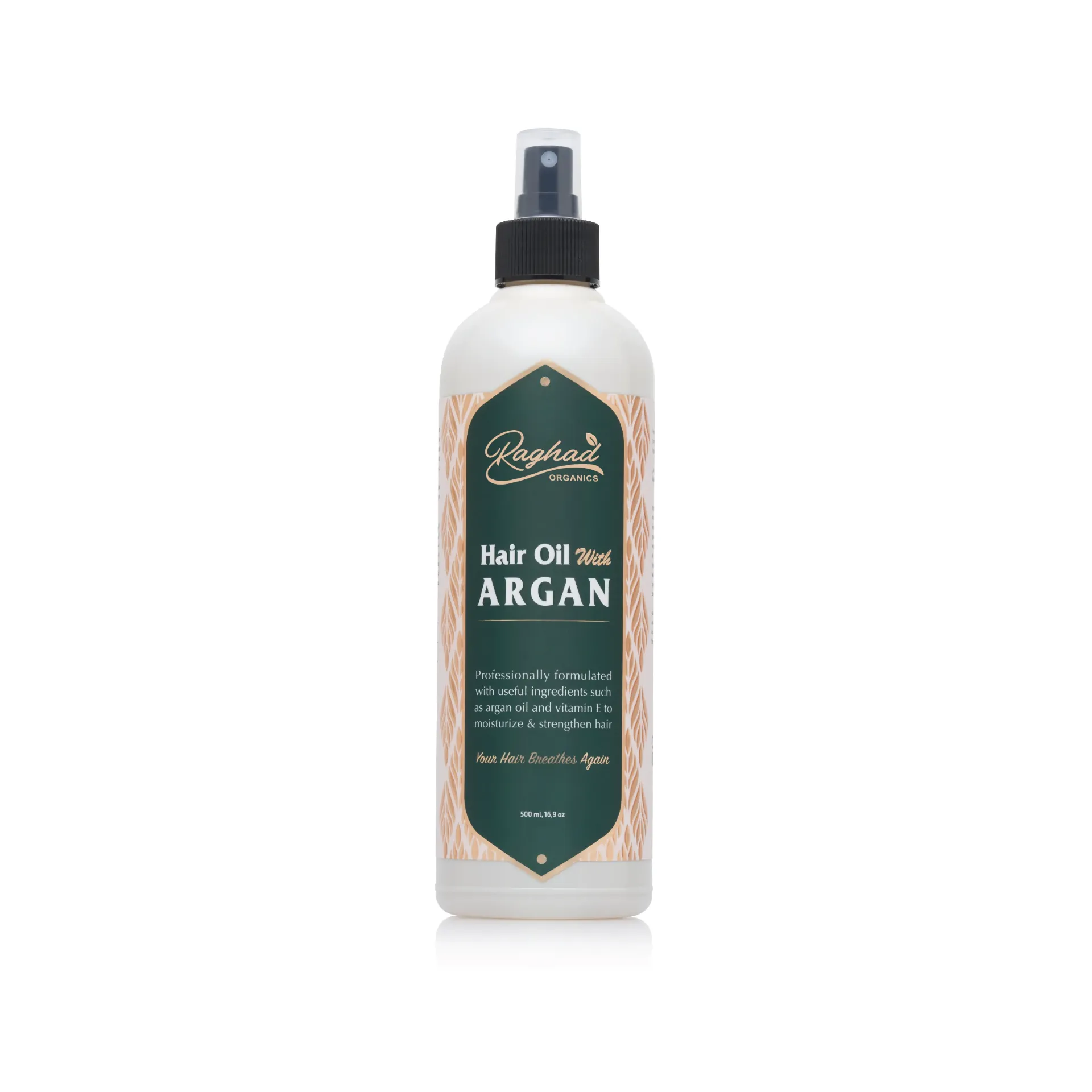 Raghad Organics Hair Oil with Argan Oil.