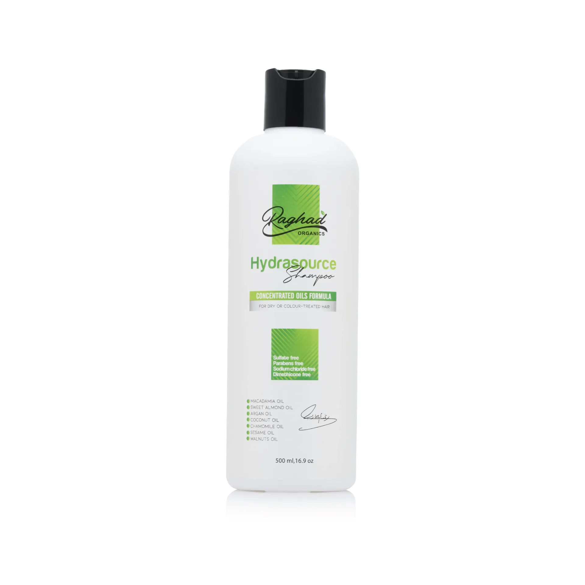 Raghad Hydra Source Hair Shampoo.