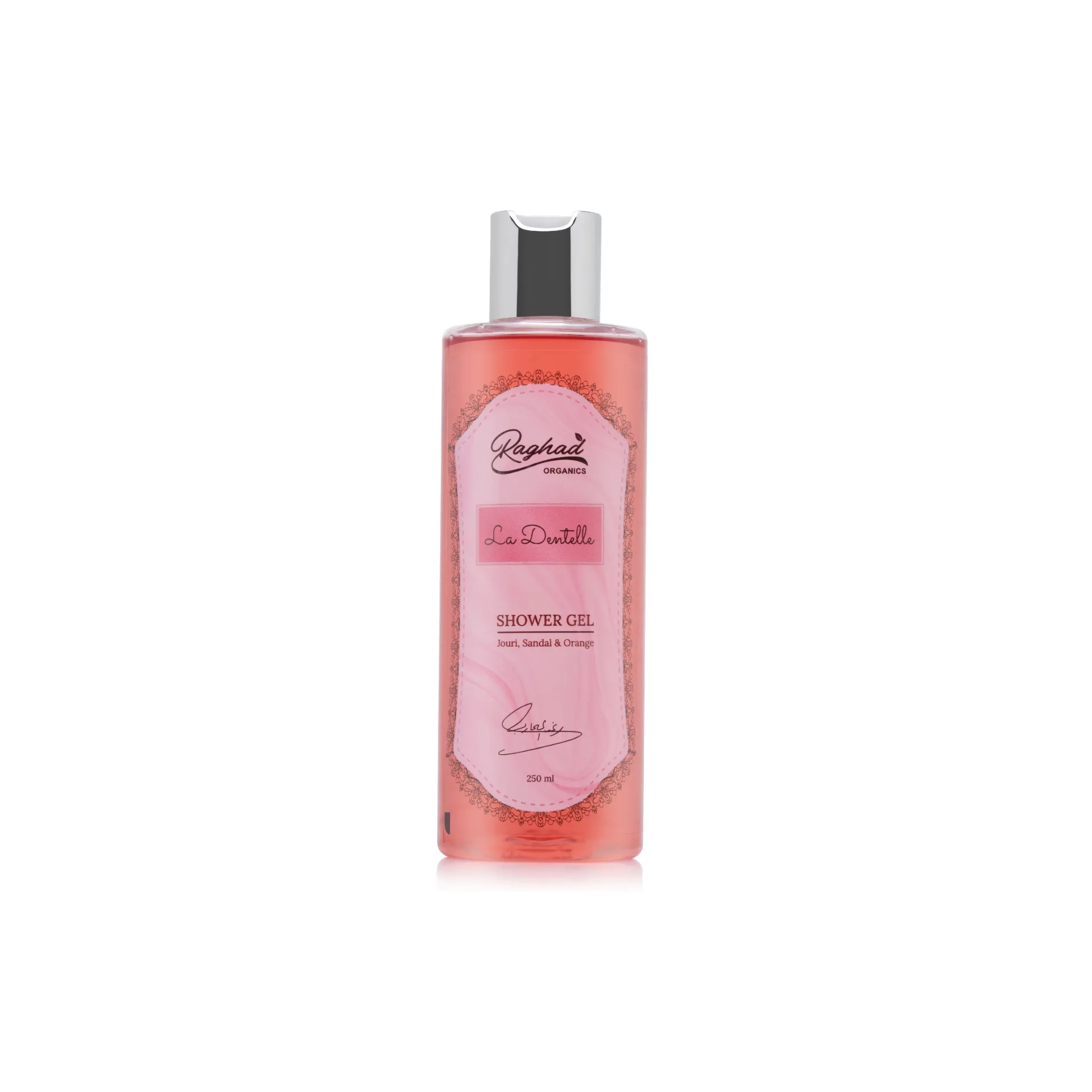 Raghad Organics La Dentelle Shower Gel.