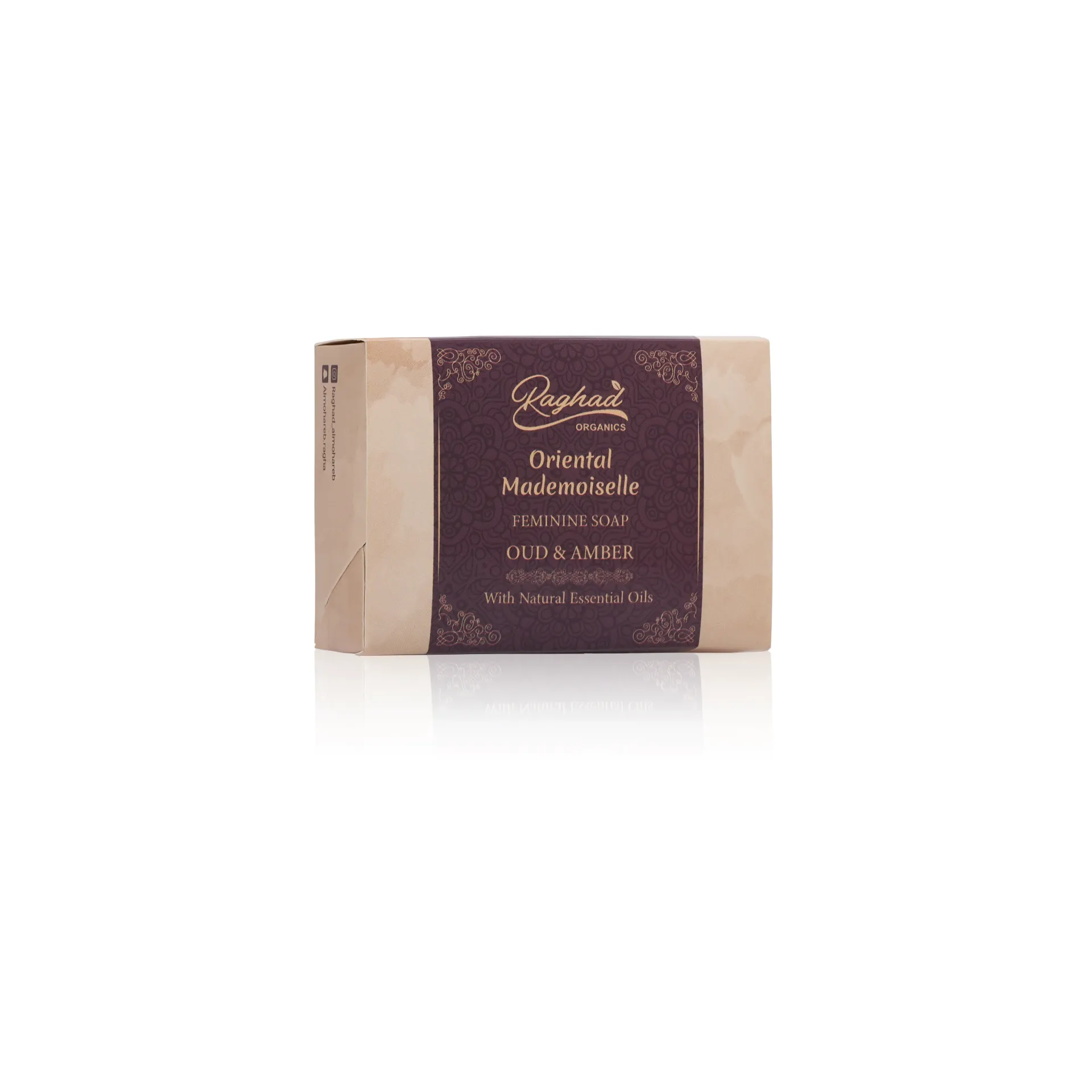 Raghad Organics Oriental Mademoiselle Feminine Soap Oud & Amber.