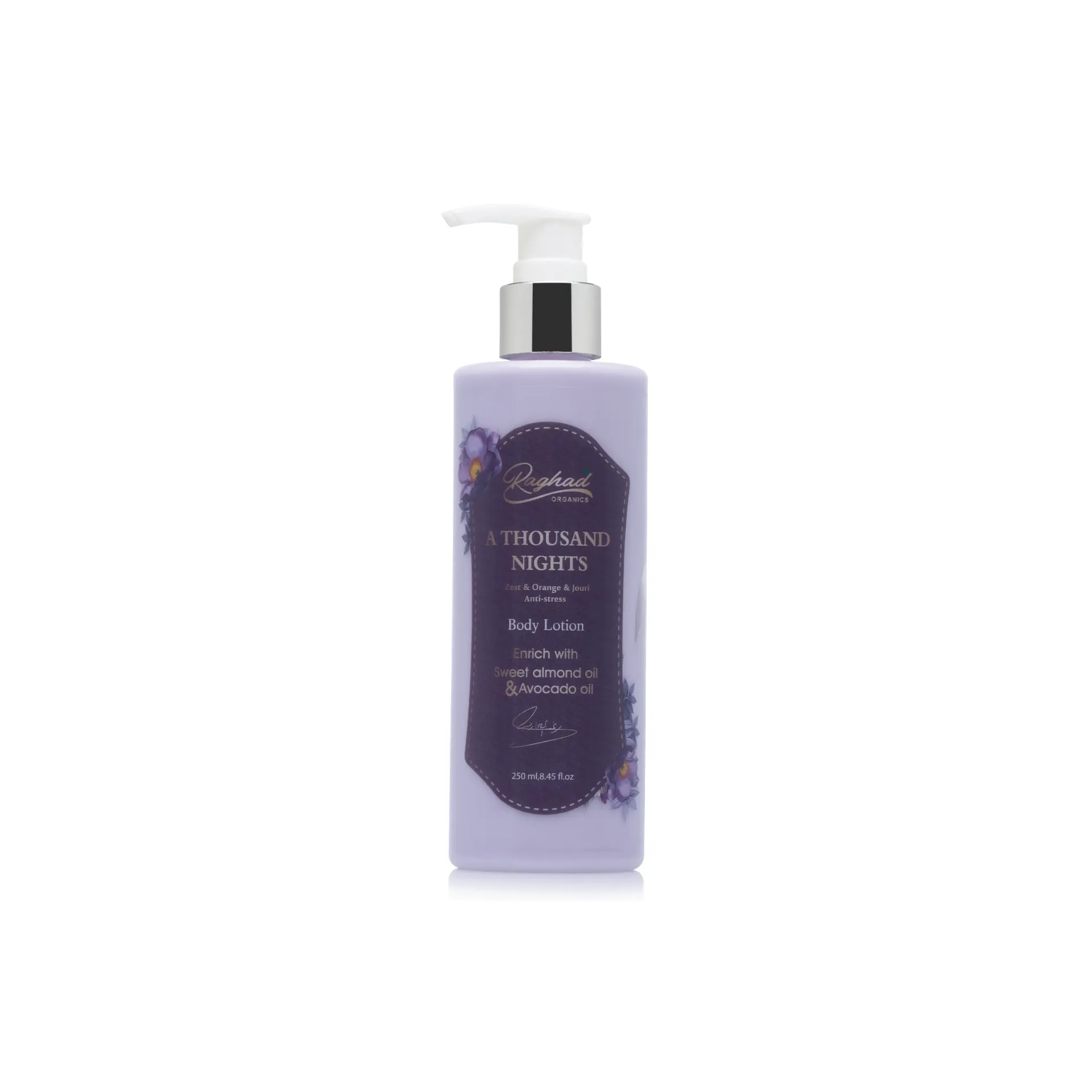 Raghad Organics A Thousand Nights Body Lotion.