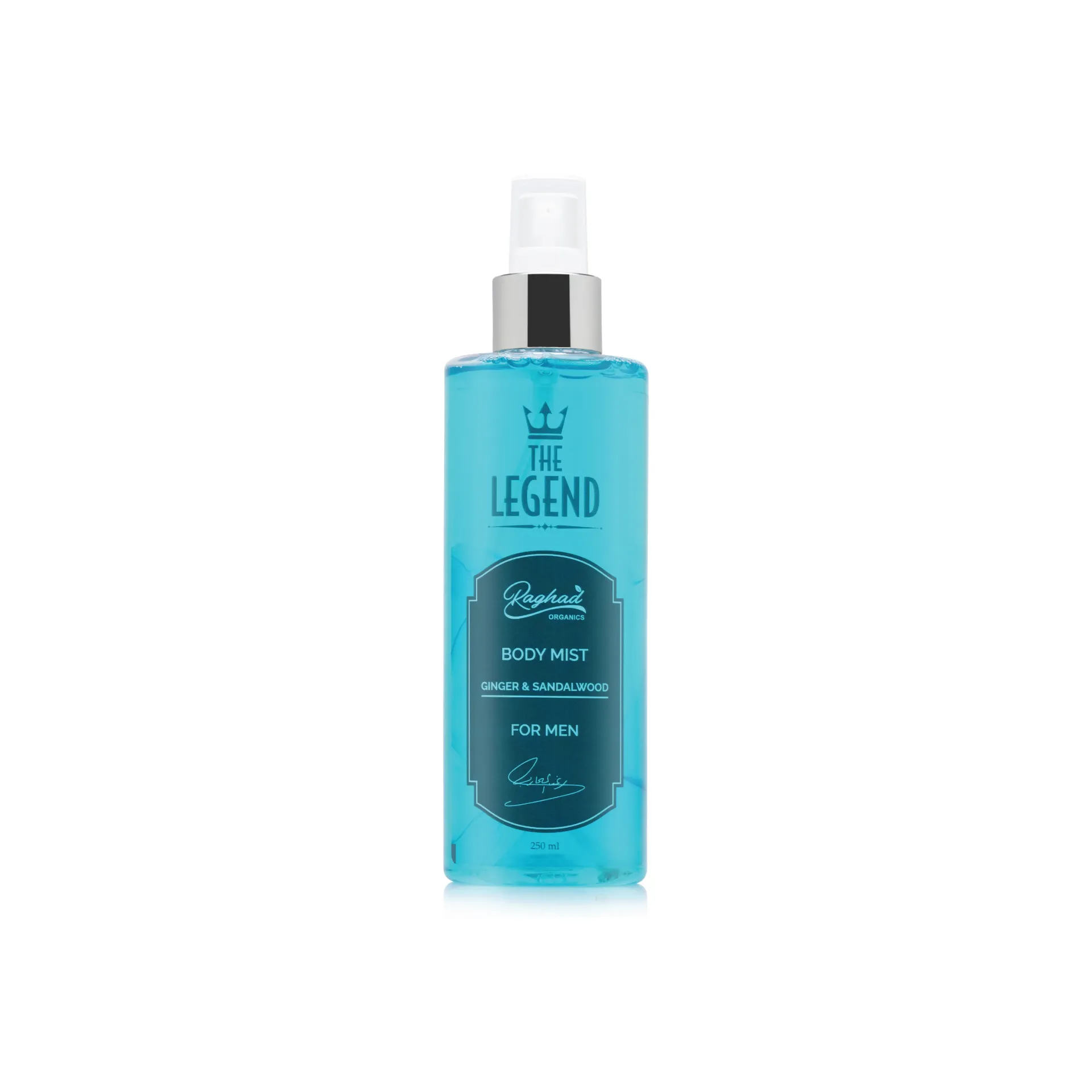 The Legend Raghad Organics  Body Mist For Men.